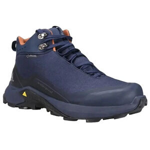 HUMTTO Mens All-Terrain Waterproof Hiking Boots Outdoor Series Navy Blue Sz 11.5